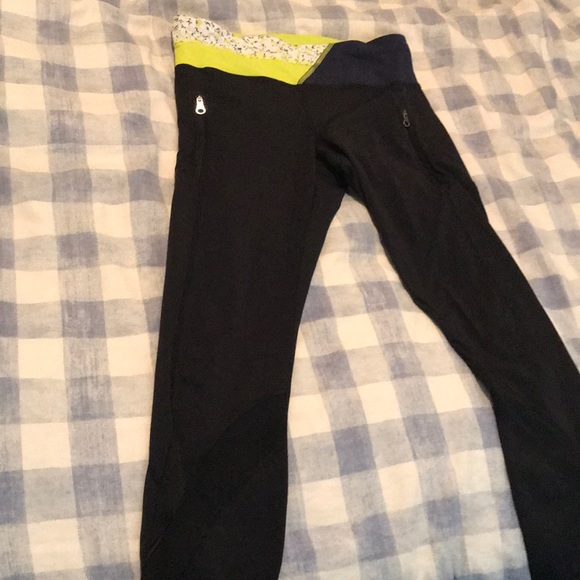 Lululemon Speed Tights multicolor waistband - Picture 4 of 5